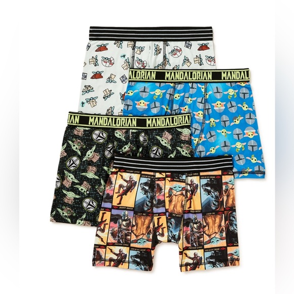 71. STARWARS Youth Boys All Over Print 4 Pack Boxer Briefs - Picture 1 of 2